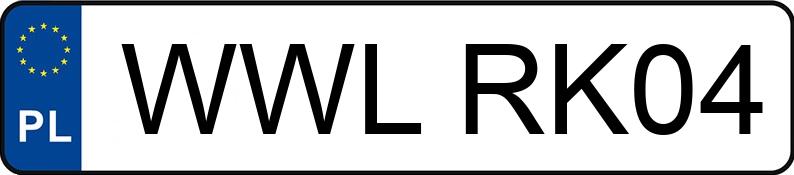RegistreringsnummerWWL RK04 har VOLKSWAGEN Passat B5 1.9 TDI MR`96 E2 Trendline - WWLRK04