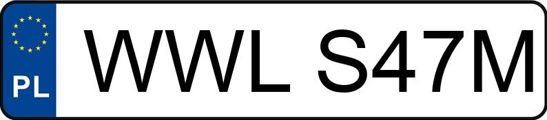 Numer rejestracyjny WWL S47M posiada YAMAHA XJ6 - WWLS47M