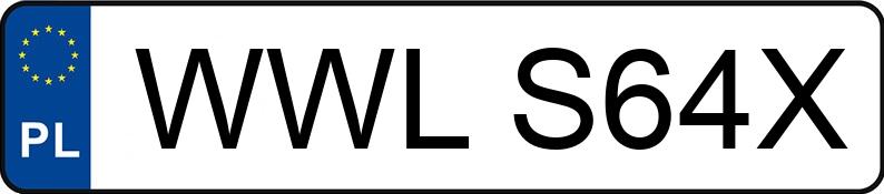 Numer rejestracyjny WWL S64X posiada KTM EXC - WWLS64X Numer rejestracyjny WWL S64X posiada KTM EXC - WWLS64X