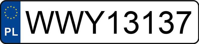 Numer rejestracyjny WWY 13137 posiada FIAT - WWY13137 Numer rejestracyjny WWY 13137 posiada FIAT - WWY13137