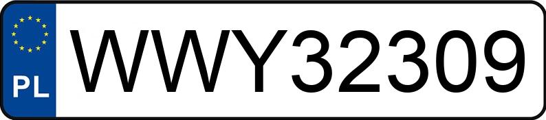 Numer rejestracyjny WWY 32309 posiada AUDI A4 - WWY32309