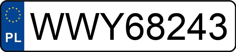 Numer rejestracyjny WWY 68243 posiada VOLKSWAGEN Golf VI 1.6 MR`08 E5 Trendline - WWY68243 Numer rejestracyjny WWY 68243 posiada VOLKSWAGEN Golf VI 1.6 MR`08 E5 Trendline - WWY68243