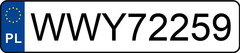 Numer rejestracyjny WWY 72259 posiada HONDA Civic 1.8 MR`12 E5 Comfort - WWY72259 Numer rejestracyjny WWY 72259 posiada HONDA Civic 1.8 MR`12 E5 Comfort - WWY72259