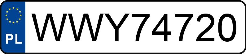 Numer rejestracyjny WWY 74720 posiada HONDA Legend 3.7 MR`08 E5 Legend 3.7 MR`08 E5 - WWY74720