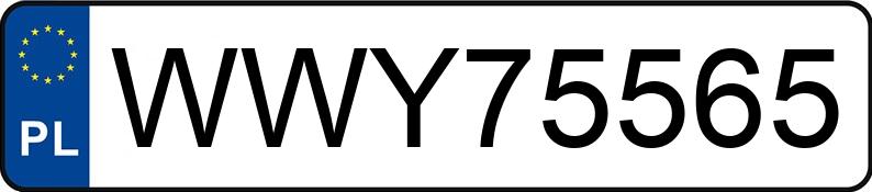 Numer rejestracyjny WWY 75565 posiada OPEL INSIGNIA LIMOUSINE HB - WWY75565