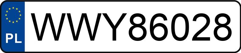 Numer rejestracyjny WWY 86028 posiada VOLKSWAGEN GOLF - WWY86028 Numer rejestracyjny WWY 86028 posiada VOLKSWAGEN GOLF - WWY86028
