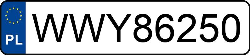 Numer rejestracyjny WWY 86250 posiada OPEL ASTRA-G-CC - WWY86250