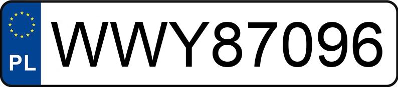 Numer rejestracyjny WWY 87096 posiada FIAT Punto II 1.2 Kat. Sound - WWY87096