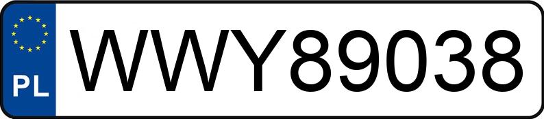 Numer rejestracyjny WWY 89038 posiada BMW 335D - WWY89038