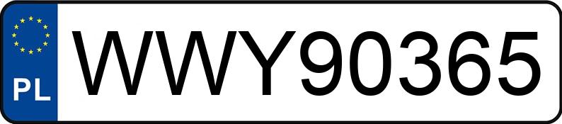 Numer rejestracyjny WWY 90365 posiada PEUGEOT 407 - WWY90365