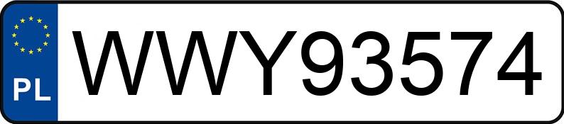 Numer rejestracyjny WWY 93574 posiada OPEL INSIGNIA - WWY93574 Numer rejestracyjny WWY 93574 posiada OPEL INSIGNIA - WWY93574