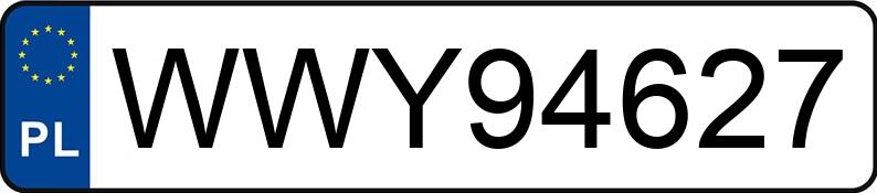 Numer rejestracyjny WWY 94627 posiada MITSUBISHI ASX 1.6 MR`11 E4 Intense S&S - WWY94627