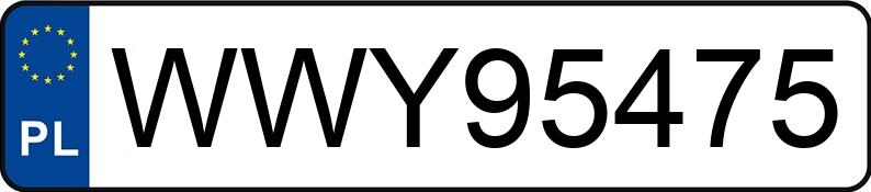 Numer rejestracyjny WWY 95475 posiada BMW 1ER REIHE - WWY95475