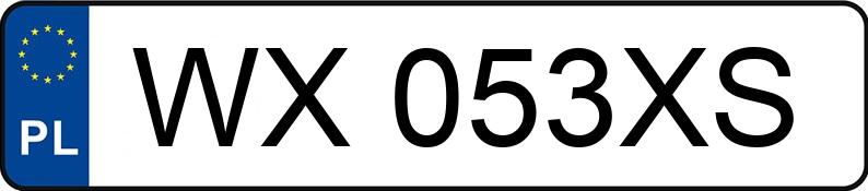 Numer rejestracyjny WX 053XS posiada MERCEDES-BENZ GLE 53 AMG - WX053XS Numer rejestracyjny WX 053XS posiada MERCEDES-BENZ GLE 53 AMG - WX053XS