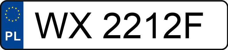 Numer rejestracyjny WX 2212F posiada AUDI A6 - WX2212F