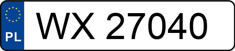 Numer rejestracyjny WX 27040 posiada CITROEN C15 D - WX27040