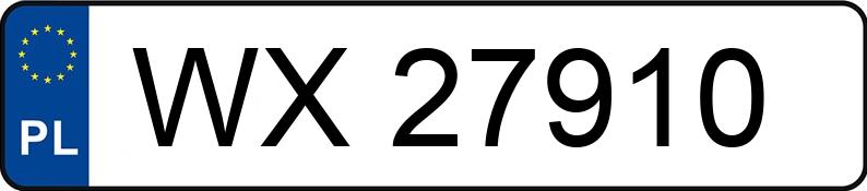 Numer rejestracyjny WX 27910 posiada SUBARU LEGACY - WX27910 Numer rejestracyjny WX 27910 posiada SUBARU LEGACY - WX27910