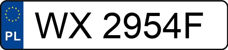 Numer rejestracyjny WX 2954F posiada BMW 118i MR`07 E4 E81/87 118i MR`07 E4 E81/87 - WX2954F