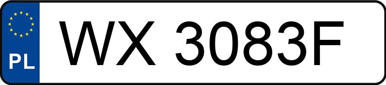 Numer rejestracyjny WX 3083F posiada BMW 320D XDRIVE - WX3083F