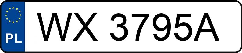 Numer rejestracyjny WX 3795A posiada HYUNDAI TUCSON - WX3795A