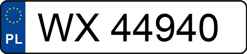 Numer rejestracyjny WX 44940 posiada TOYOTA AURIS - WX44940 Numer rejestracyjny WX 44940 posiada TOYOTA AURIS - WX44940