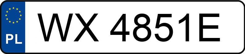 Numer rejestracyjny WX 4851E posiada VOLKSWAGEN ARTEON - WX4851E