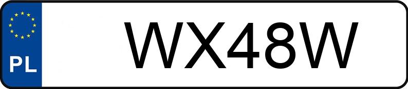 Numer rejestracyjny WX 48W posiada VOLKSWAGEN PASSAT - WX48W Numer rejestracyjny WX 48W posiada VOLKSWAGEN PASSAT - WX48W