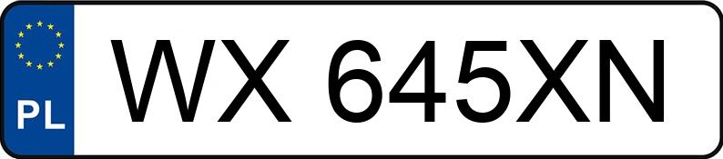 Numer rejestracyjny WX 645XN posiada ALFA ROMEO 159 - WX645XN