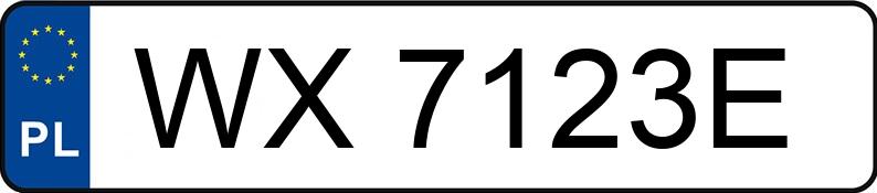 Numer rejestracyjny WX 7123E posiada SKODA FABIA - WX7123E Numer rejestracyjny WX 7123E posiada SKODA FABIA - WX7123E