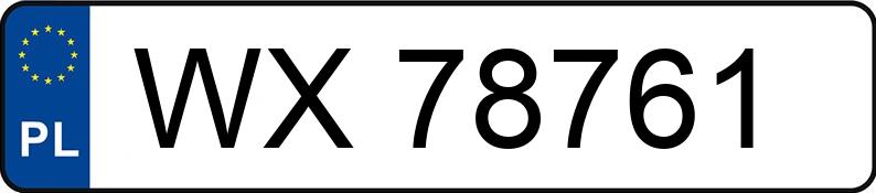 Numer rejestracyjny WX 78761 posiada FORD GALAXY - WX78761 Numer rejestracyjny WX 78761 posiada FORD GALAXY - WX78761
