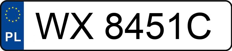 Numer rejestracyjny WX 8451C posiada BMW 730 - WX8451C