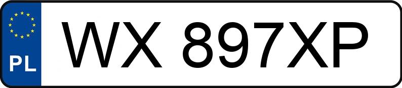 Numer rejestracyjny WX 897XP posiada TOYOTA AURIS - WX897XP