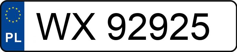 Numer rejestracyjny WX 92925 posiada SKODA SUPERB - WX92925 Numer rejestracyjny WX 92925 posiada SKODA SUPERB - WX92925