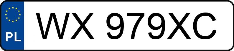 Numer rejestracyjny WX 979XC posiada SAAB 900 S - WX979XC