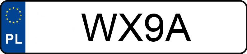 Numer rejestracyjny WX 9A posiada FIAT 500 1.2 MR`07 E5 500S - WX9A