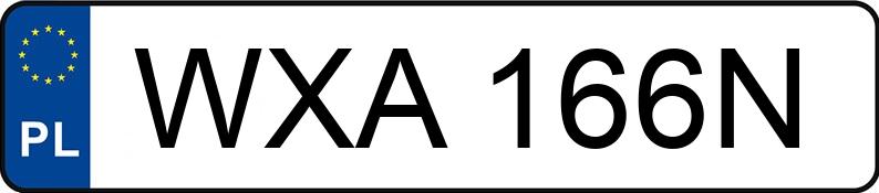 Numer rejestracyjny WXA 166N posiada AUDI - WXA166N Numer rejestracyjny WXA 166N posiada AUDI - WXA166N