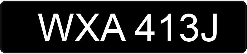 Numer rejestracyjny WXA 413J posiada FORD FESTIVA KAT - WXA413J