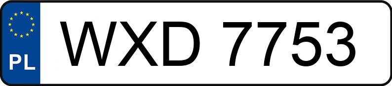 Numer rejestracyjny WXD 7753 posiada SKODA - WXD7753 Numer rejestracyjny WXD 7753 posiada SKODA - WXD7753