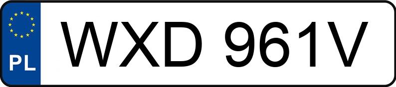 Numer rejestracyjny WXD 961V posiada NISSAN MICRA - WXD961V