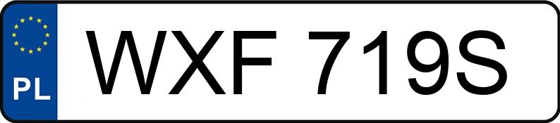 Numer rejestracyjny WXF 719S posiada ALFA ROMEO 155 - WXF719S Numer rejestracyjny WXF 719S posiada ALFA ROMEO 155 - WXF719S