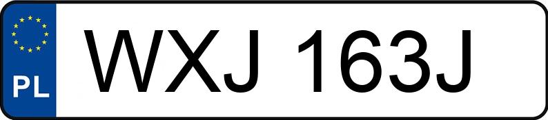 Numer rejestracyjny WXJ 163J posiada FSO-WARSZAWA POLONEZ 1.5 - WXJ163J