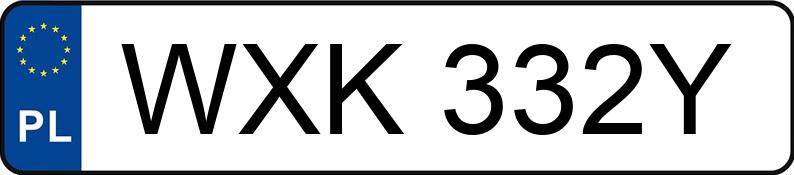 Numer rejestracyjny WXK 332Y posiada HYUNDAI ACCENT 1.3KAT - WXK332Y