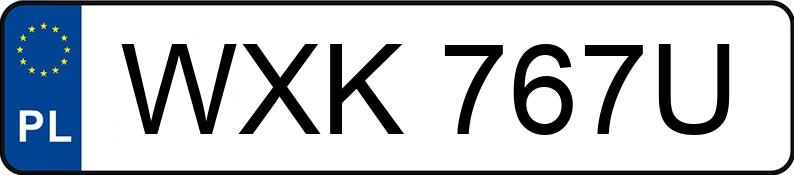 Numer rejestracyjny WXK 767U posiada DAEWOO Nexia 1.5 Kat. GLE - WXK767U