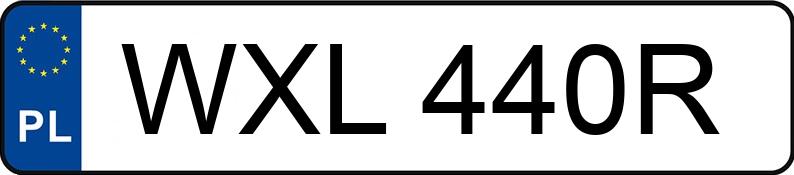 Numer rejestracyjny WXL 440R posiada FSM 126p FL 650 - WXL440R Numer rejestracyjny WXL 440R posiada FSM 126p FL 650 - WXL440R