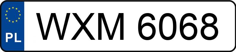 Numer rejestracyjny WXM 6068 posiada OPEL Omega A 2.0i Kat. GL Diamant - WXM6068