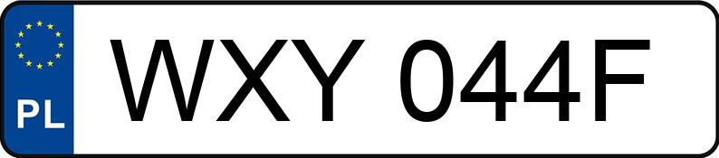 O número de registro WXY 044F tem FIAT Punto II 1.2 Kat. SX - WXY044F