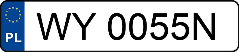 Numer rejestracyjny WY 0055N posiada TESLA MODEL 3 - WY0055N Numer rejestracyjny WY 0055N posiada TESLA MODEL 3 - WY0055N