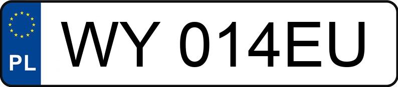 Numer rejestracyjny WY 014EU posiada TOYOTA TOYOTA RAV4 - WY014EU