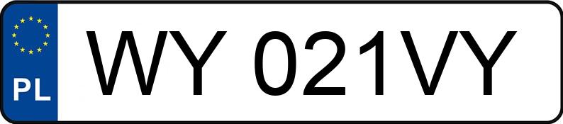 Numer rejestracyjny WY021VY posiada BMW 525 Touring Diesel Kat. MR`01 E3 E39 525 Touring Diesel Kat. MR`01 E3 E39