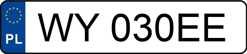 Numer rejestracyjny WY 030EE posiada TOYOTA TOYOTA COROLLA - WY030EE Numer rejestracyjny WY 030EE posiada TOYOTA TOYOTA COROLLA - WY030EE
